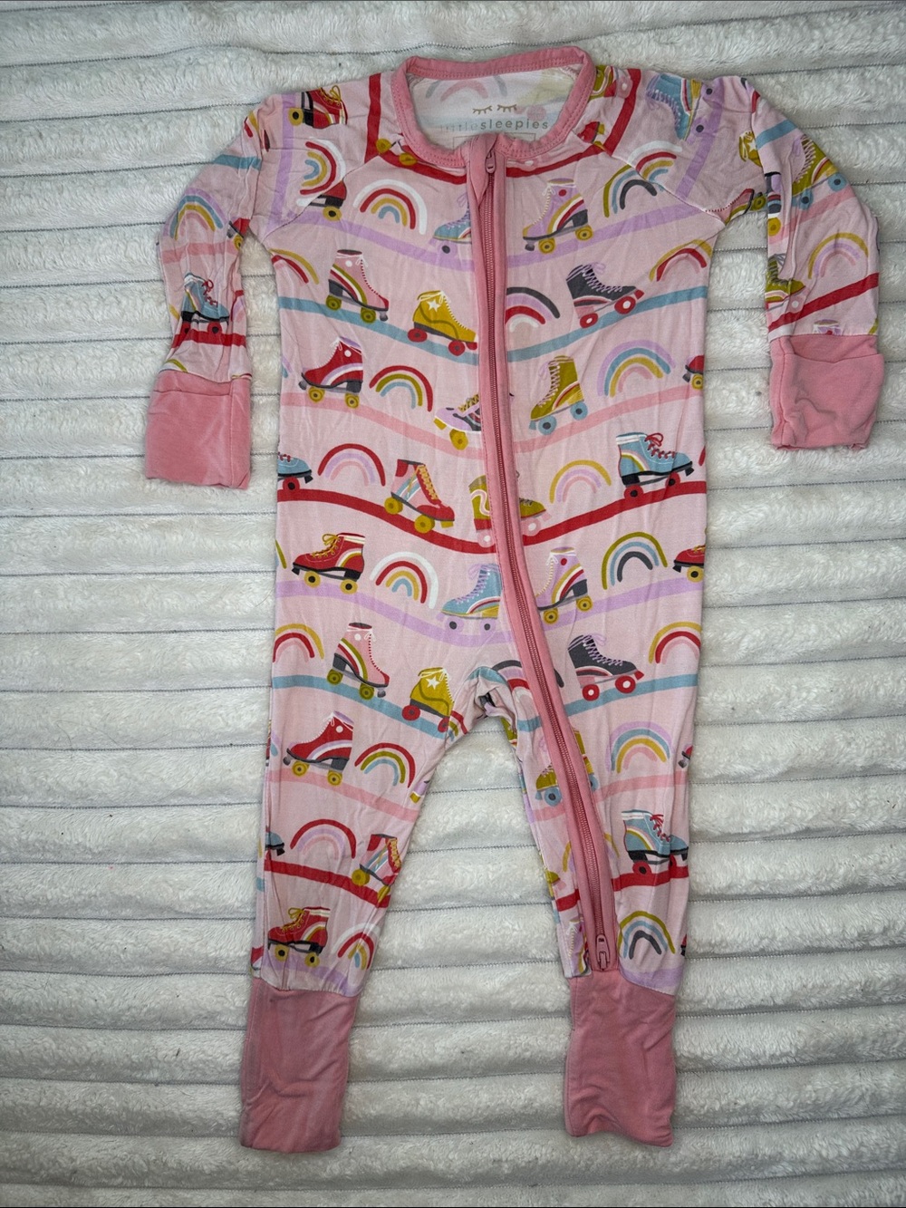 Little Sleepies Retro Roller Skates Bamboo Viscose Zippy